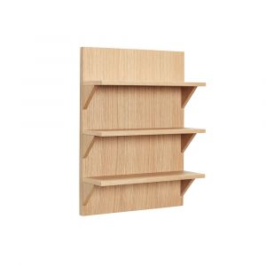 Étagère en placage de chêne naturel