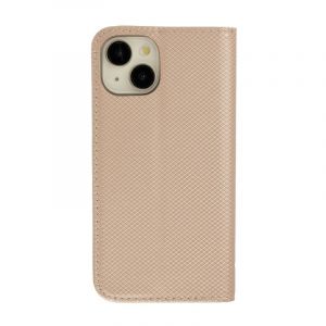 Case For You - Etui Avec Coque Arri&egrave;re Int&eacute;gr&eacute;e - Couleur : Or - Mod&egrave;le : Galaxy S23+