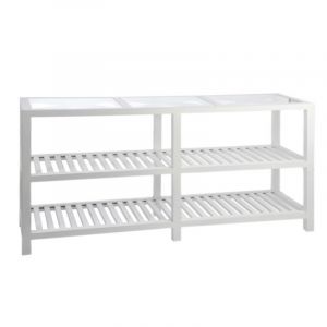 Image de LLIN Console drapier en bois et verre CRISTELLE