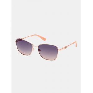 Image de Guess Lunettes de soleil mod&egrave;le papillon Rose - Couleur Rose - Taille Taille unique
