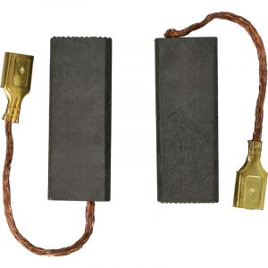 Vhbw 2x balais de charbon 29,1 x 10,9 x 5,8 mm compatible avec Stihl FSE 81 outil électrique, taille haie, coupe bordures