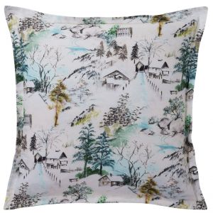 DR. CHALETS Taie vol bleu artic