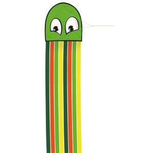Gunther Flugspiele 1163 - Einleiner-Drachen Octopus, ca. 250 x 33 cm, cerf-Volant pour Enfants en Polyester Robuste, poignée et Corde incluses, à partir de 4 Ans, Assorti en 2 Couleurs