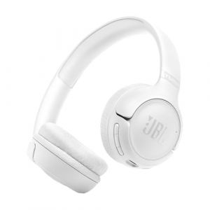 JBL Tune 530 BT, Casque Audio sans Fil, l&eacute;ger et Confortable, Bluetooth 6.0, autonomie jusqu'&agrave; 76 h, Charge Rapide, Design Pliable, Son Pure Bass, Google Fast Pair, Microsoft Swift Pair, Blanc