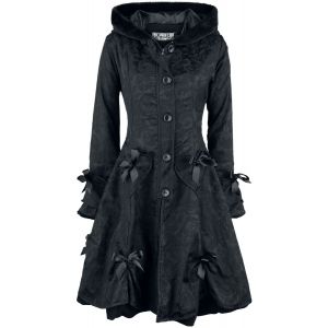 Manteau d'hiver de Poizen Industries - Manteau Alice Rose - S à 4XL - pour Femme - noir