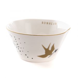 Amadeus Lot de 4 bols 14 cm décoré en grès H7.5