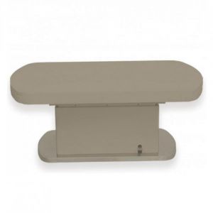 Inside75 Table basse relevable DOUBLE SET laqué taupe
