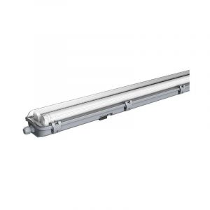 Silamp Réglette étanche 120 cm double pour Tube LED T8 IP65 1 côté (Boitier vide)