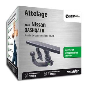 Westfalia Attelage Amovible NISSAN QASHQAI II date de fabrication 11.13-
