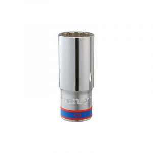 King tony Douille longue métrique 12 pans 1/2- 19 mm L. 77 mm