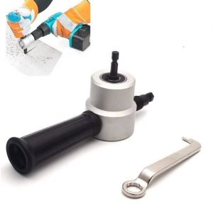 Coupeur de métaux Double tête,Grignoteuse à tôle accessoire pour perceuse poinçon grignoteuse à tôle à double tête coupe
