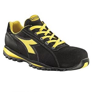 Diadora Utility Mixte Glove Text Low S1P HRO SRA Chaussures de Travail, Noir (Nero), 37 EU