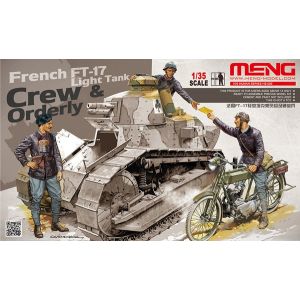 Trevi Figurines - Français Ft-17 Crew Réservoir Et Ordonnée- 1/35 -Meng Mode