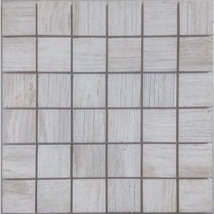 Image de Decora Mosaicos Boite de carrelage mosaïque forest Bois Blanc 29x29 cm