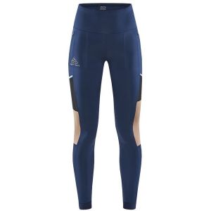 Image de Craft Pro Trail Tights Women, bleu XS Pantalons course &agrave; pied