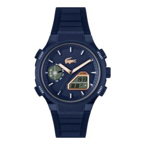 Lacoste Montre Homme LC33 - 2011434 Bracelet Silicone Bleu