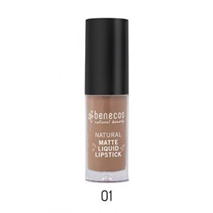 Benecos Natural Matte Liquid Lipstick Desert Rose - 5 ml