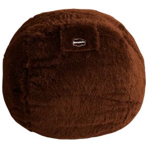 Pouf Géant Fourrure - 140 cm - Banabag Chocolat Bananair