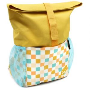 Les Déglingos LES Sac à Dos rolltop Cyranos Le Renard, Unisex Kids, Jaune Moutarde, Taille Unique