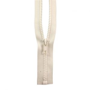 Creavea Fermeture à glissière Injectée n°5 - 65cm - Écru