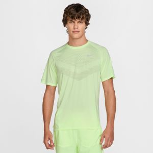 Nike Haut de running à manches courtes Dri-FIT ADV Stride pour homme - Jaune - Taille L - Male