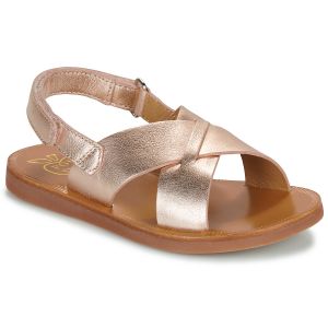 Pom d'Api Sandales enfant PLAGETTE CROSS Rose - Taille 25