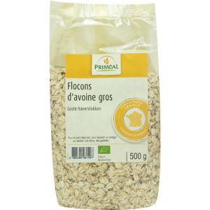 Image de Priméal Flocons d'avoine gros bio en sachet de 500 g