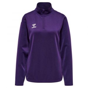 Hummel Sweatshirt Demi Fermeture Core Xk XS Acai / White