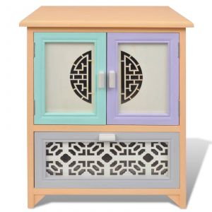 VidaXL Commode avec 1 tiroir 2 portes