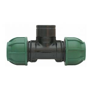 Ama Raccord &agrave; ""T"" pour PE 25 mm filet&eacute; 3/4"" F