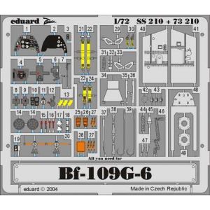 Eduard MAQUETTE BF 109G-6 HASEGAWA /72 SS210