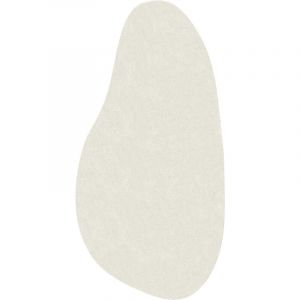 VidaXL Tapis Crème Polyester 100 x 200 cm Antidérapant