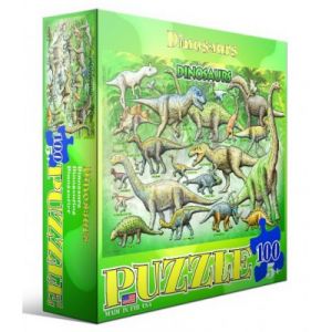 Eurographics Dinosaures - Puzzle 100 pi&egrave;ces