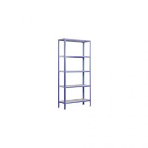 Simon Rack Etag&egrave;re 5 niv. 750 Kg L. 1000 x Ht. 1800 x P. 300 mm KIT HOMECLICK COLOR PLUS 5/300 VIOLET/BLANC - VV2100209181035 - Simonhome
