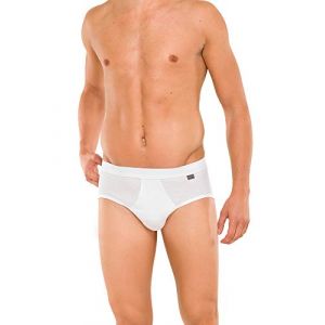 Schiesser Original Feinripp Caleçon Sans empiècement NO Homme, Blanc (100-Weiss), FR : 5 (Taille Fabricant : M)