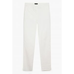 CAROLL Pantalon Cigarette 7/8&egrave;me blanc 36