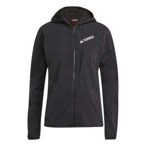 Adidas Veste polaire à capuche femme Terrex Techrock Climawarm+