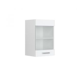 Meuble mural vitré "R-Line" 40cm Blanc brillant Vicco