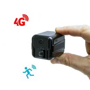 Micro caméra 4G HD 1080P longue autonomie avec détection de mouvement PIR et vision nocturne invisible 128 Go inclus