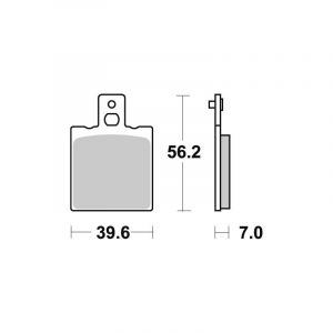 Image de Sbs Plaquettes De Frein 519 ls