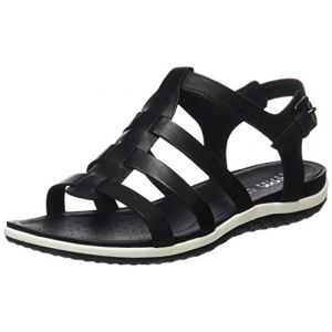 Geox Sandales D SAND.VEGA A Noir - Taille 36,37,38,39,40,41,35