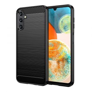 DLH Energy Coque de protection pour téléphone portable - silicone - noir - pour Samsung Galaxy A14, A14 5G