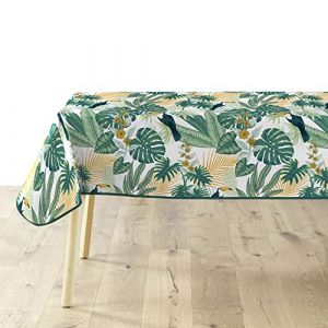 Nappe rectangulaire PVC (L240 cm) Guyana Verte