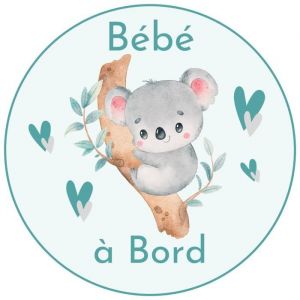 Image de Sticker Bébé à Bord - Bébé Koala