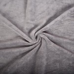 Tissu Micro Eponge Bambou vendu au mètre(...) - Gris Fonce