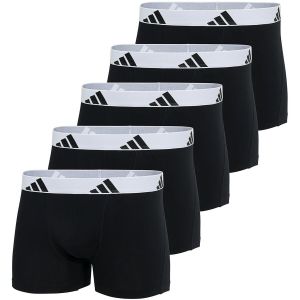 Adidas Trunk (5pk) -Active Flex Cotton sous-vêtement, Noir (006), S (Lot de 5) Hommes