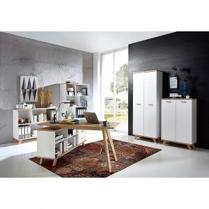 Image de La Germania Armoire COSMOS 2 portes 193 cm blanc/sanremo