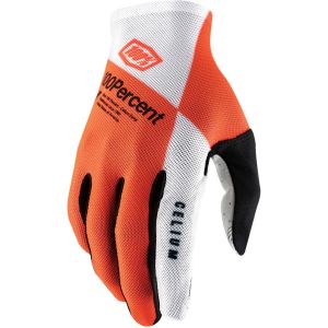 Image de 100% Celium Gloves, orange/blanc XL Gants VTT