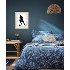 Cadre Photo Football 30x40cm avec P e Partout Tableau Bois Verre (C NE CLAIR)