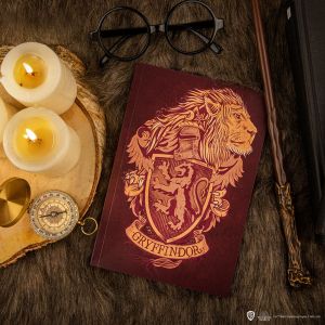 Cinereplicas Harry Potter - Carnet Gryffondor 120p - Licence Officielle